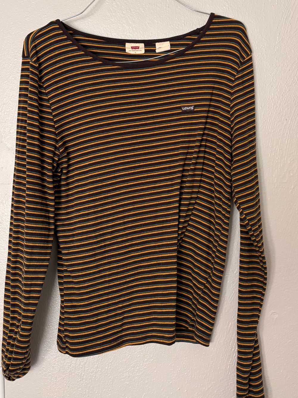 Levi's Women’s Long-Sleeve Striped T-Shirt